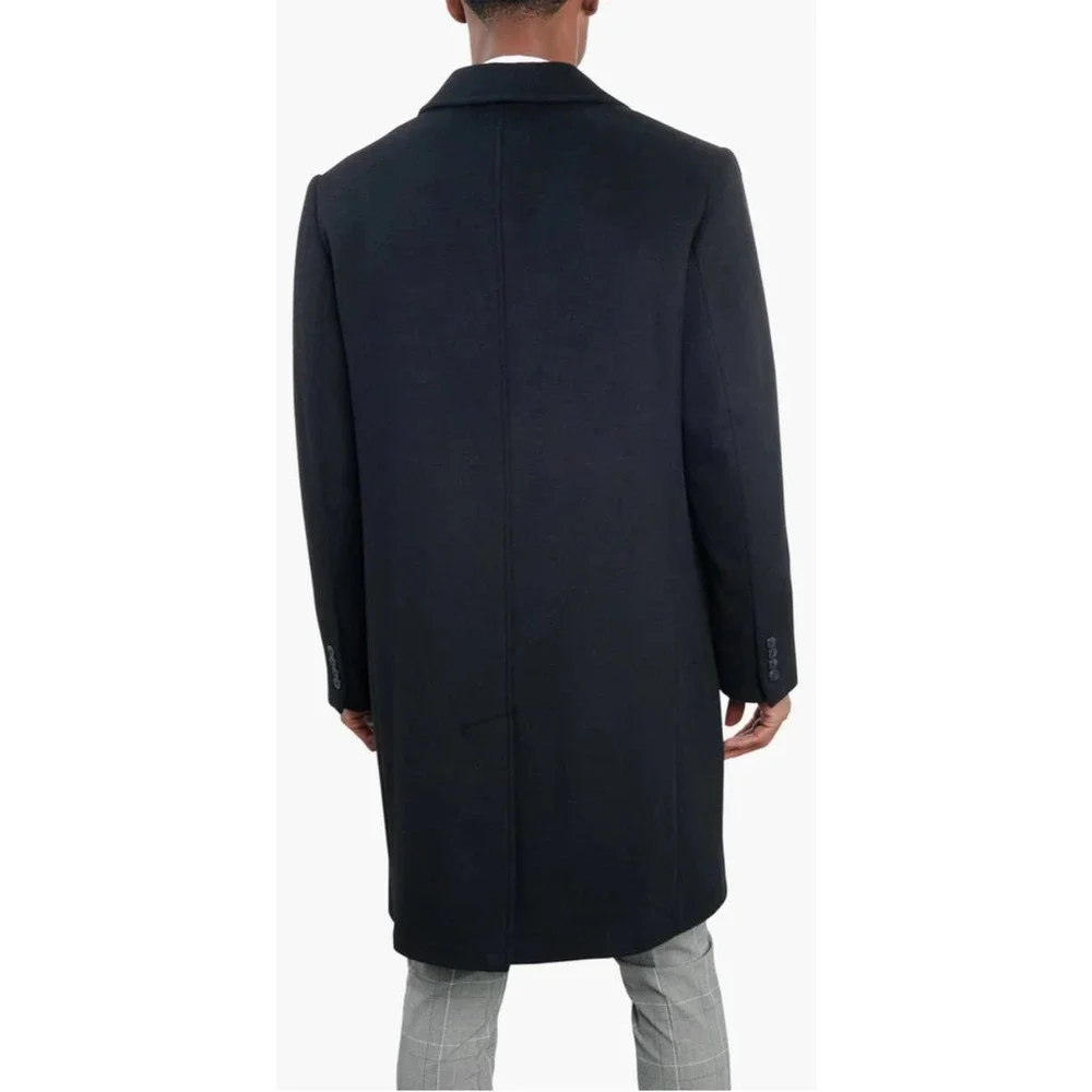 London Fog Men's 3-Buttoned Black Wallstreet Trench Size 42S - Picture 3 of 8